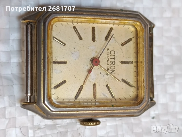 позлатен дамски часовник Citron