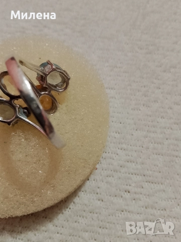 сребърен пръстен , снимка 6 - Пръстени - 52851417