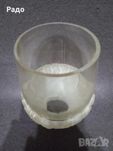 Стъклен абажур. Стъкло за лампа. Чашка за полилей, снимка 3 - Други - 52883269