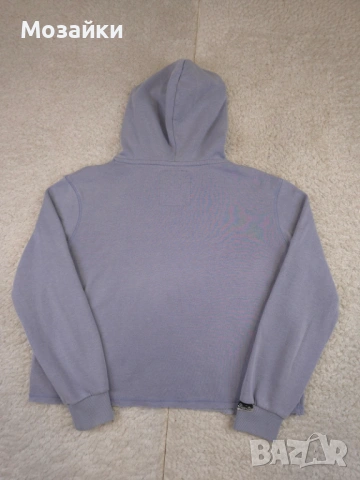 Дамско худи Superdry Orange Label Luxe Лавандула | MSRP €95 | Размер XL, снимка 9 - Суичъри - 53595810