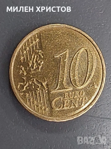 10 евро цента 2017 D Германия, снимка 2 - Нумизматика и бонистика - 53353045