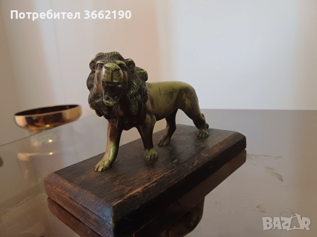 Бронзов лъв , снимка 2 - Статуетки - 52515077