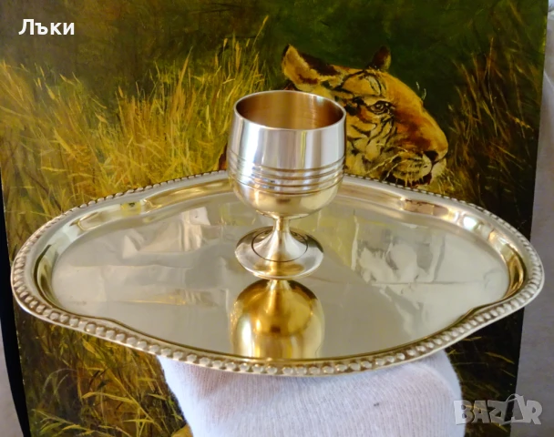 Бронзови чаши за ракия 80 мл.,релеф. , снимка 8 - Антикварни и старинни предмети - 51290718