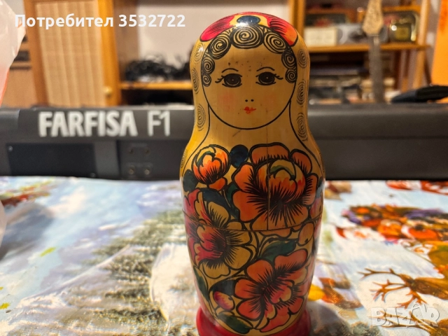 Стара руска матрьошка, снимка 4 - Колекции - 51551199