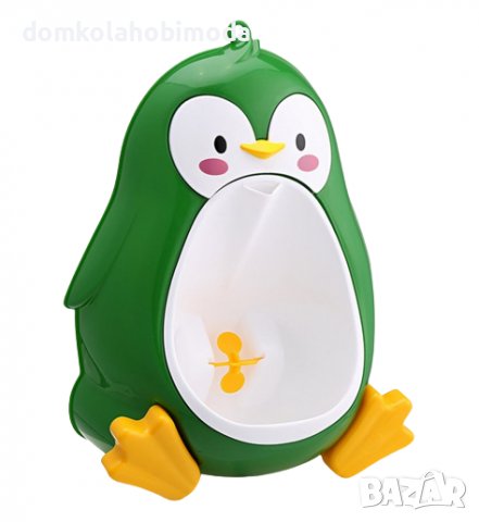 Детски писоар с подвижна тавичка, Пингвин, 37x16x22 см, Наличен в 3 цвята, снимка 7 - За банята - 38186882