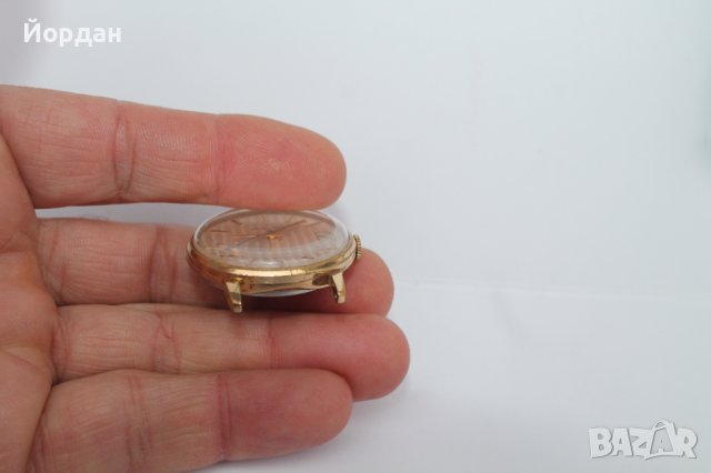 СССР ''Полет'' 17 камъка позлатен, снимка 2 - Антикварни и старинни предмети - 39286473