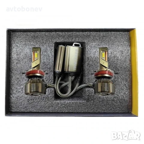 LED система NAKATOMI M5 - HB3(9005) - 12-24V/65W-Canbus, комплект/2 бр./, снимка 2 - Аксесоари и консумативи - 51179484