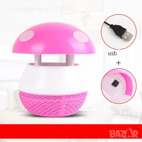 Лампа против комари с USB за дома и детската стая TV312, снимка 2 - Други - 49731387