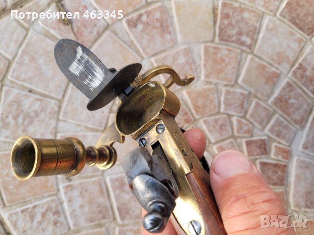 пистолет, пищов, кремъклия, евзалия, запалка, снимка 8 - Антикварни и старинни предмети - 44003793