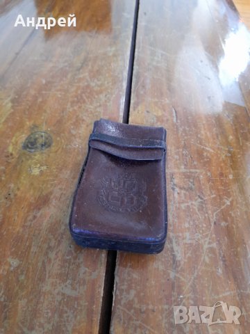 Стара кожена табакера за цигари,калъф #4, снимка 1 - Други ценни предмети - 37286111