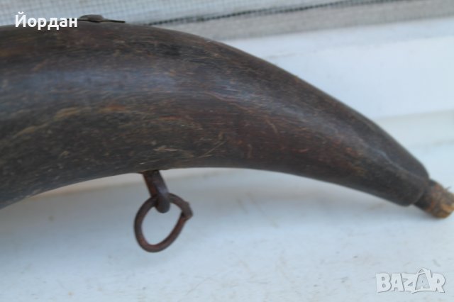Барутница за кремъчно оръжие , снимка 4 - Антикварни и старинни предмети - 37244428