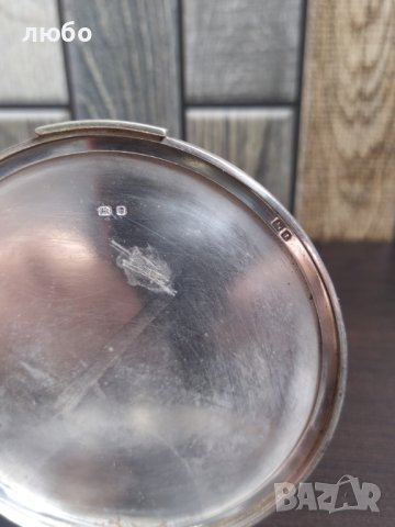 Стара Английска Сребърна Кутия Проба Сребро 0,925, снимка 9 - Антикварни и старинни предмети - 40449216