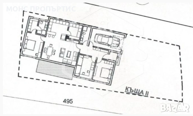 Mодерна къща с голям двор и елегантен дизайн в гр. Севлиево, м. Крушевски баир, снимка 4 - Къщи - 53231780