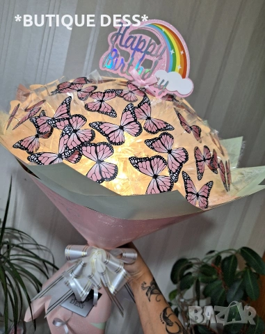 ПРОМОЦИЯ‼️Светещи, ръчно изработени букети от "DESS"🦋✨️💐 , снимка 15 - Подаръци за кръщене - 44792704