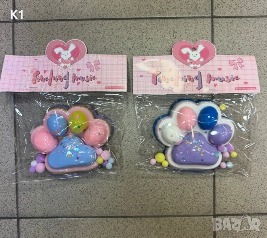 Лапи скуиши Cat Paw Taba антистрес Лапа