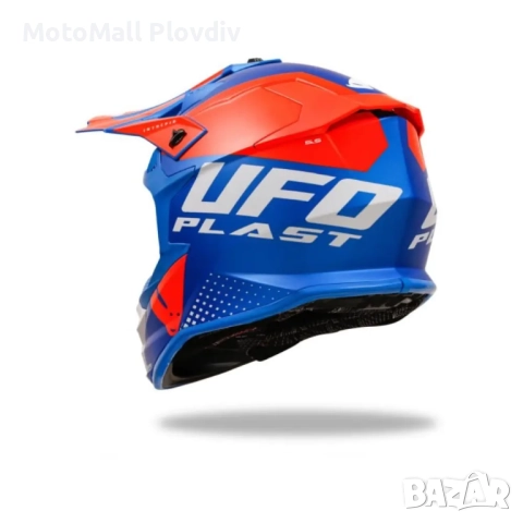 UFO Каска Intrepid Blue/Orange , снимка 3 - Аксесоари и консумативи - 51758634