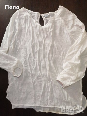 Бяла блуза, снимка 1 - Тениски - 33305510