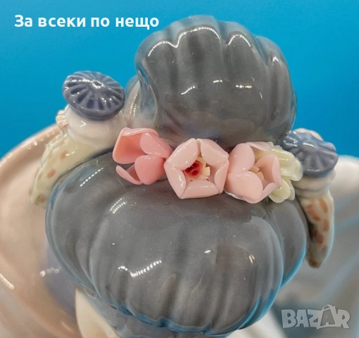 Lladro Spain  Japanese Geisha “Teruko” w/ Folded Parasol  “Гейшата” Код P1697, снимка 12 - Декорация за дома - 52960364