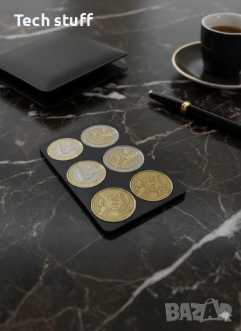Emergency wallet Card-карта за евро монети