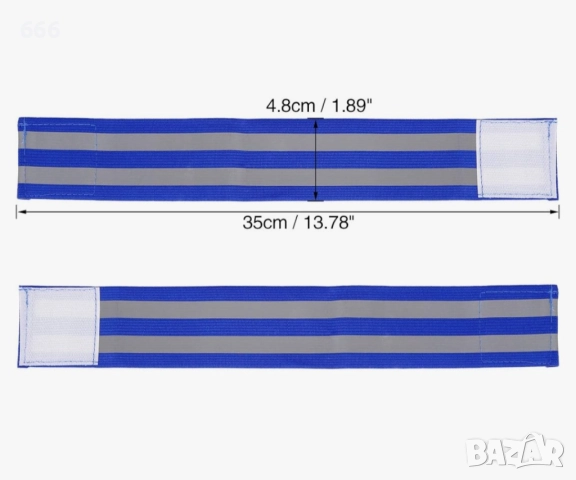 Светлоотразителни ленти за видимост на ръката., снимка 6 - Други спортове - 52719762