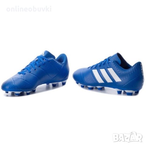 НАМАЛЕНИЕ!!!Футболни обувки калеври Adidas Nemeziz 18.4 FXG Сини DB2115 №46, снимка 3 - Маратонки - 34597520