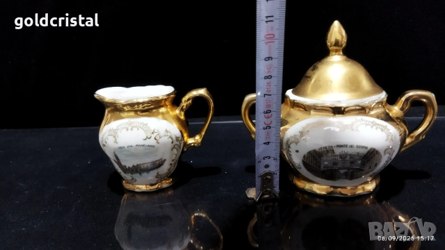 старинен немски порцелан Бавария захарница и каничка , снимка 3 - Антикварни и старинни предмети - 51666006