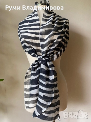 Копринен шал/ дълъг шал/ различни видове, снимка 11 - Шалове - 51339568