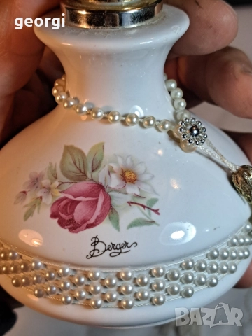 италианско порцеланово шишенце пулвелизатор Berger за наливен парфюм 29/5, снимка 6 - Дамски парфюми - 52518599