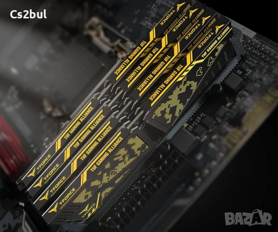 Team Group T-Force Vulcan TUF Yellow 16GB(2x8) DDR4 3200 CL16