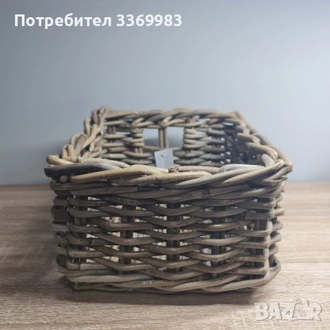 Ръчно плетена кошничка, снимка 2 - Декорация за дома - 52238352
