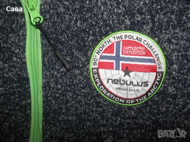 Термогорнище и суичър NEBULUS  мъжки,С  /черно,син меланж/, снимка 10 - Спортни дрехи, екипи - 49339609