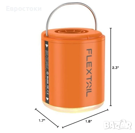 Преносима въздушна помпа FLEXTAILGEAR Tiny Pump 2X, акумулаторна електрическа, снимка 6 - Други - 50812996