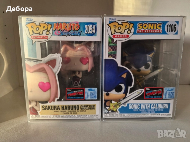 Funko pop Naruto и Sonic