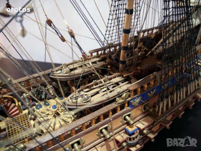 макет на кораб San Felipe-1690 Spanish Armada Galleon Tall Ship, снимка 10 - Други ценни предмети - 27893138