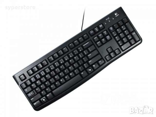 Клавиатура USB - Logitech K120 oem чернa кирилизирана класическа клавиатура Keyboard, снимка 1 - Клавиатури и мишки - 11394294