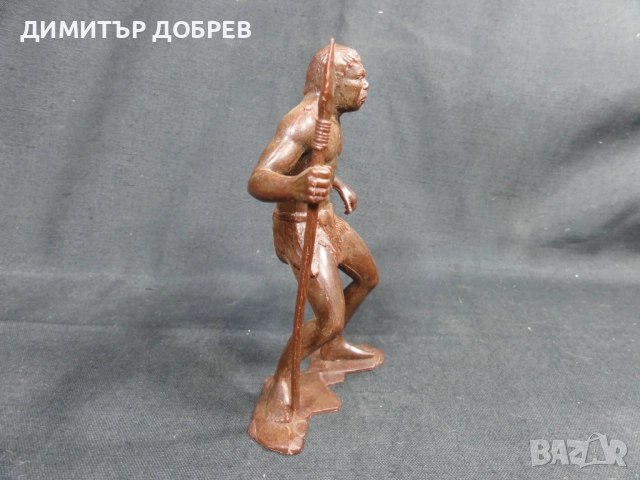 СТАРА РЕТРО СОЦ СССР ПЛАСТМАСОВА ФИГУРКА НЕАНДЕРТАЛЕЦ, снимка 4 - Колекции - 52711877