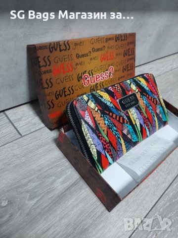 Guess дамско портмоне дамски портфейл код 275, снимка 4 - Портфейли, портмонета - 44116751