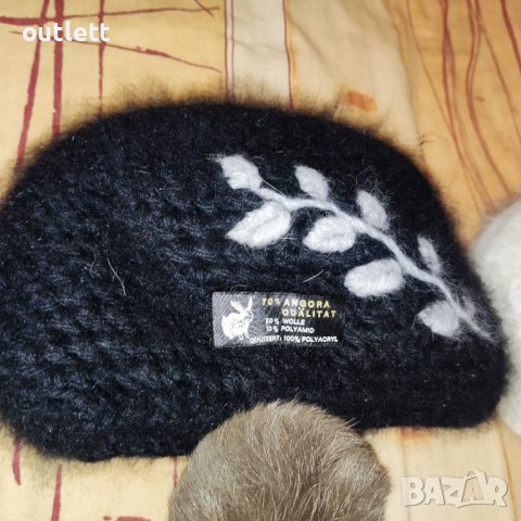 Шапки с естествен косъм, Ангора и вълна, калпак, снимка 3 - Шапки - 43478249