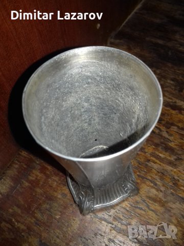 Посребрена чаша, снимка 3 - Антикварни и старинни предмети - 37652005
