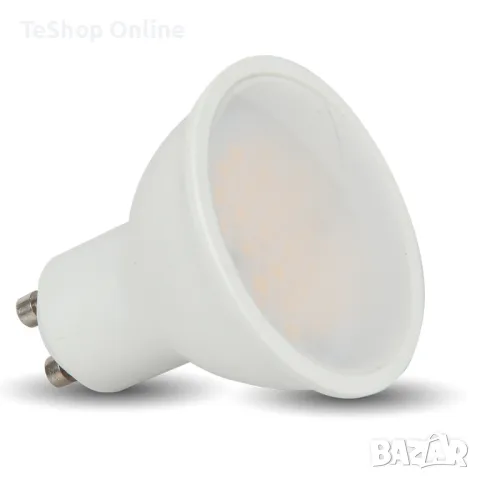 LED крушка луничка 5W GU10 4500К 6 броя комплект, снимка 1 - Лед осветление - 48176943