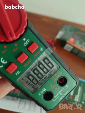 Измервателни уреди: амперклещи и писалка Parkside, снимка 8 - Други инструменти - 50589205