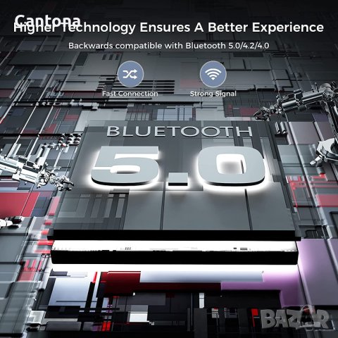 Mpow BH298A Bluetooth 5.0 приемник, Aux адаптер, за кола/компютър/MP3 плейър/, снимка 6 - Ресийвъри, усилватели, смесителни пултове - 40256946