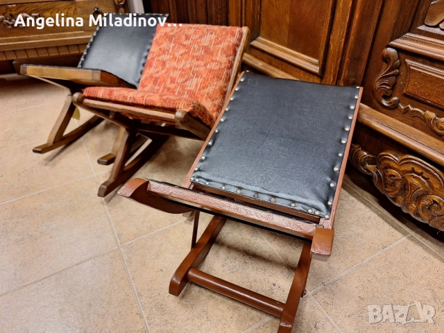 Винтидж столчета  за обуване на обувки , снимка 2 - Столове - 51850118