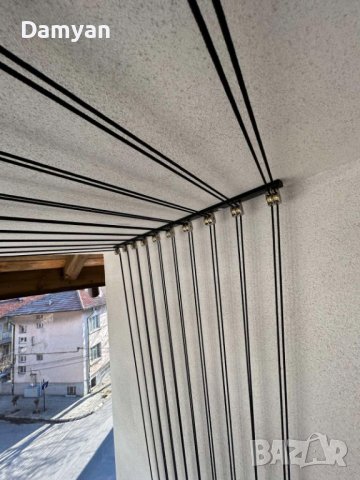 Таванен простор за сушене на дрехи (Метален), снимка 4 - Други стоки за дома - 28127381