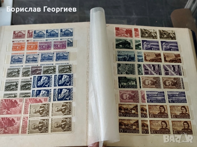 Класьор с български пощенски марки, снимка 5 - Филателия - 52277413