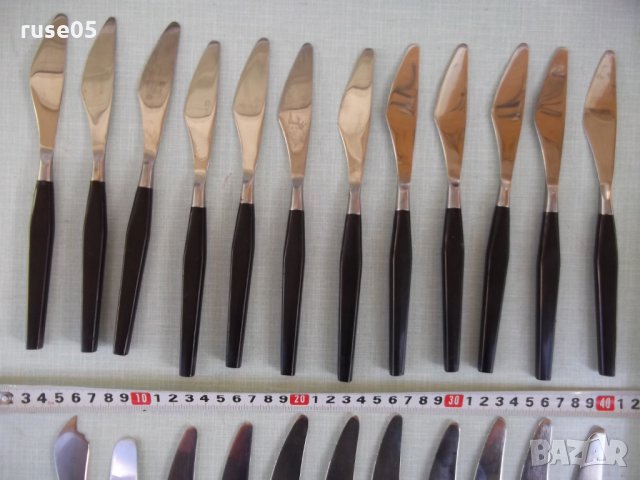 Лот от 23 бр. сервизни ножа съветски, снимка 2 - Прибори за хранене, готвене и сервиране - 28612305