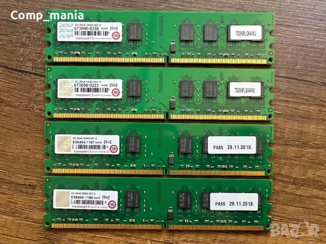 Рам памети за компютър Transcend 2x2GB DDR2 667MHz