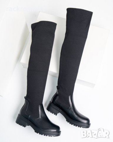 ПРОМОЦИЯ -20% на Дамски боти с ластично трико, снимка 1