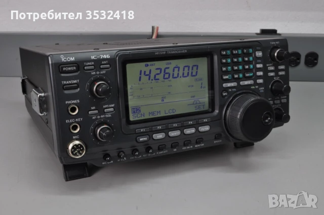 ICOM IC-746 HF VHF-TRANSCEIVER, снимка 1