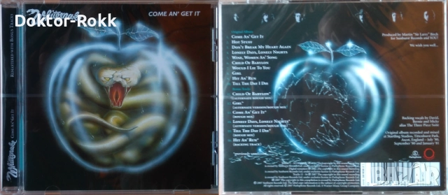 Whitesnake - оригинални CD издания, снимка 2 - CD дискове - 44603712